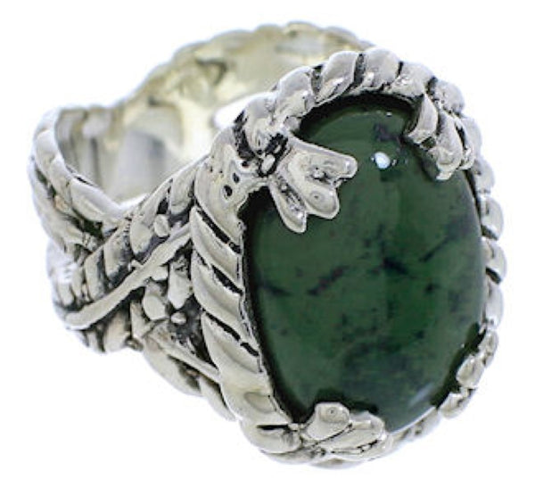 Turquoise Genuine Sterling Silver Ring Size 5-1/4 FX22713